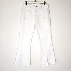Frame Denim White Flare Jeans